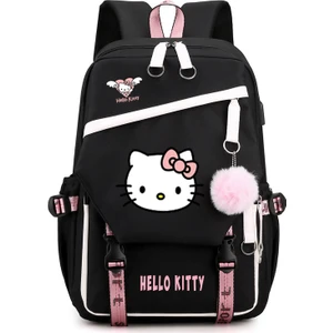 Love Home Hello Kitty Okul Çocuk Sırt Ilkokul Öğrencileri Üçüncü Ila Altıncı Sınıf Erkek ve Kadın Ortaokul Öğrencileri Üniversite Kampüsü Sırt Çantası (Yurt Dışından)