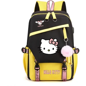Love Home Hello Kitty Okul Çocuk Sırt Ilkokul Öğrencileri Üçüncü Ila Altıncı Sınıf Erkek ve Kadın Ortaokul Öğrencileri Üniversite Kampüsü Sırt Çantası (Yurt Dışından)