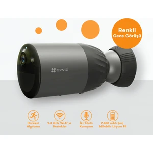 CS-BC1C 4mp Bataryalı Wifi Dış Ortam Bullet Ip Kamera