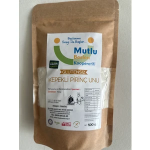 Mutlu Beslen Kooperatifi Kepekli Pirinç Unu Glutensiz 1000 gr