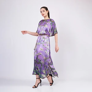 Nomads Felt Ipek Uzun Elbise | Van Gogh Badem Ağacı