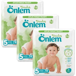 Botanika 5 Numara Junior Bebek Bezi 78 Adet (11-18 Kg) x 3 Adet