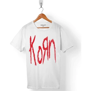 Kendim Seçtim Korn Metal Musıc Logo Erkek Tişört
