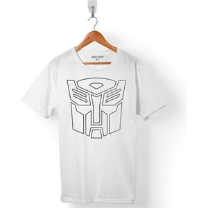 Kendim Seçtim Transformers Logo Erkek Tişört