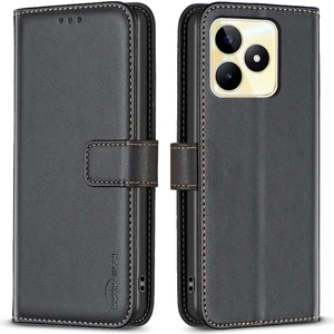 Realme C53 4g Telefon Kapağı Cüzdan Tasarımı Torposse Tpu+Pu Deri Kılıf (Yurt Dışından)