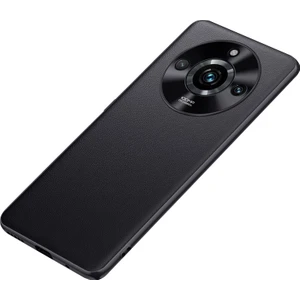Realme 11 Pro 5g Pu Deri Kaplamalı Tpu + Pc Telefon Kılıfı Metal Lens Koruma Koruma Anti-Çizgi Kapağı (Yurt Dışından)