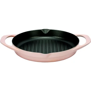 Pot Art Çift Kulplu Lotus Pembe Izgara Döküm Tava 30 cm