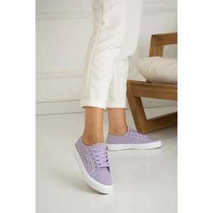 Friend & Trend Lila Kanvas Kadın Spor Ayakkabı Sneaker FT203