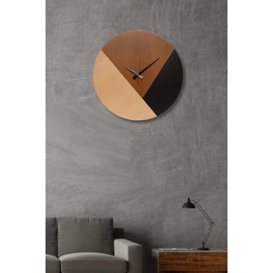 Muyika Design Muyika Geogra 3 Renk Parçalı Mdf 6mm Duvar Saati 41X41CM  Ads-41