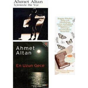 İçimizde Bir Yer - En Uzun Gece - Ahmet Altan + (2. El Kitap Seti) + Okuyorum Öyleyse Umut Var Ayraç Hediye