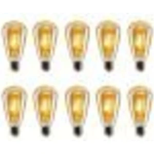 ST64 Flamanlı Rustik 6W LED Ampul 10'lu Dekoratif Vintage Aydınlatma Amber Rengi ST64 10'lu
