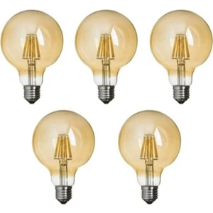 G95 Flamanlı Rustik 4W LED Ampul 5'li Dekoratif Vintage Aydınlatma