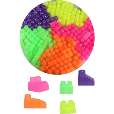 Play Blox 2991 Neon Renkler Mega Blok Seti 133 Parça Pembe Fiyatı