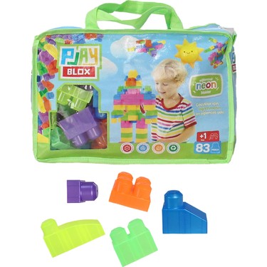 Play Blox 2939 Neon Renkler Mega Blok Seti 83 Parça Yeşil Fiyatı