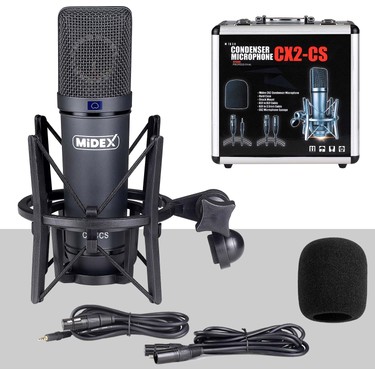 Midex Cx2 Functional Paket-5 Stüdyo Mikrofon Ses Kartlı Fiyatı