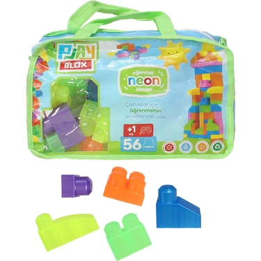 Play Blox 2908 Neon Renkler Mega Blok Seti 56 Parça Yeşil Fiyatı