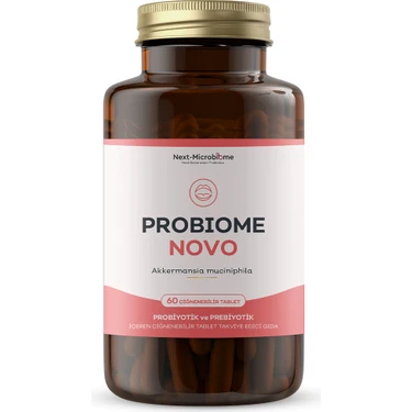 Next-Microbiome Probiome-Novo Akkermansia Muciniphila Probiyotik İçeren Çiğneme 60