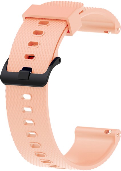 Samsung Galaxy Watch 6 (20 Mm) Için Baklava Desenli Klasik Renkli Silikon Kordon-Kayış