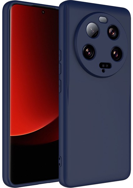 Xiaomi Mi 13 Ultra Kılıf Kamera Korumalı Renkli Içi Süet Mara Lansman Silikon