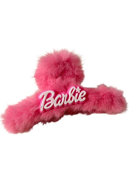 Barbie Peluş Tüylü Kıskaçlı Toka