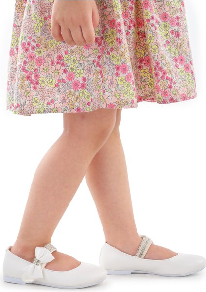 Cırtlı Kız Çocuk Taşlı Babet Ayakkabı 252 Cilt modelleri