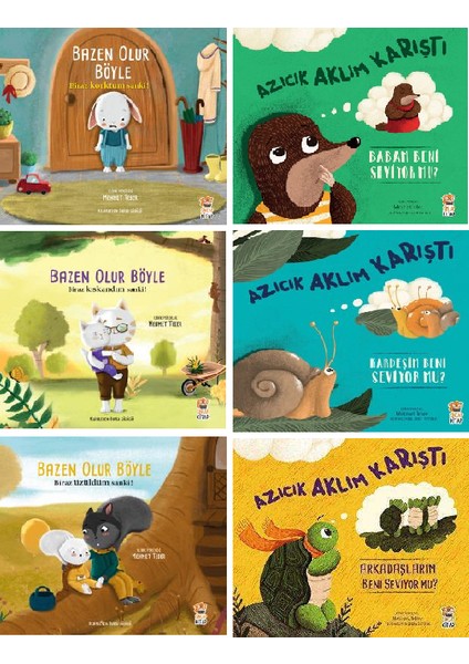 Bazen Olur Böyle Serisi - Azıcık Aklım Karıştı Serisi - 6 Kitap Set - Mehmet Teber