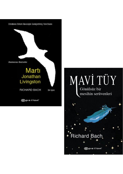 Martı Jonathan Livingston - Mavi Tüy - 2 Kitap - Richard Bach
