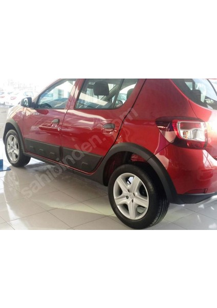 Dacia Sandero Stepway Kapı Koruma Seti Mat Siyah 2013-