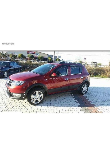 Dacia Sandero Stepway Kapı Koruma Seti Mat Siyah 2013-