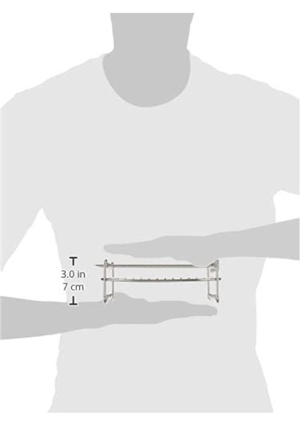 Airfryer Aksesuar Xxl Izgara Teli ve Şişleri Fritöz Çok Amaçlı 304 Çelik