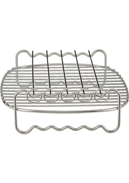 Philips Uyumlu Xxl HD9630 - HD9650 - HD9867 Xxl Izgara Teli ve 5 Adet Barbekü Şiş