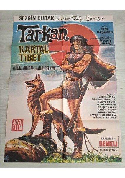 Tarkan Film Afiş - Kartal Tibet - Zuhal Aktan -  Lale Belkıs