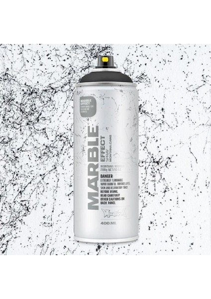 Marble Effect Mermer Efekti Sprey Boya Siyah 400 ml