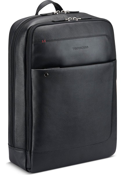 Unisex Sırt Çantası 41242601 Roncato Alaska Business Backpack 2 Compartments ( Pc 14"/tablet 11") 30X39,5X11 Black