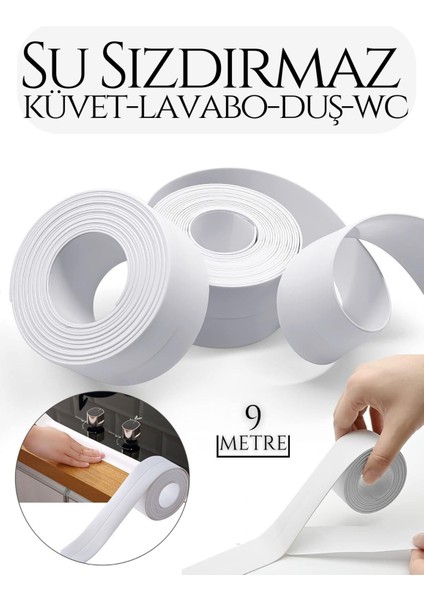 Su Geçirmez Küvet Lavabo Duş Bandı 9 Metre Flexia Design 718906