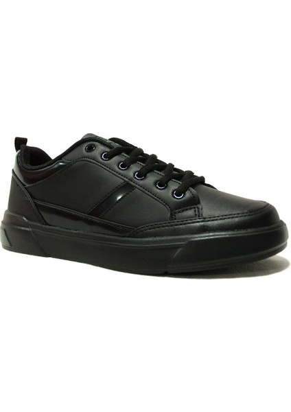 Siyah Bağcıklı Athletics Sneakers Spor Ayakkabı