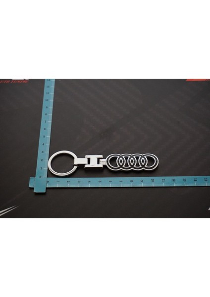 Audi Halka Logo Krom Metal Çift Yön Anahtarlık modelleri