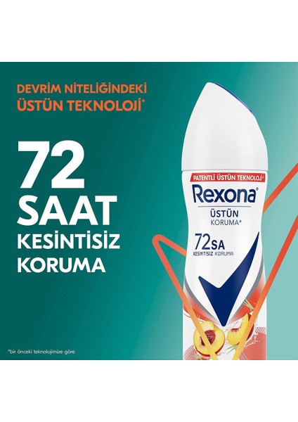 Şeftali & Limon Otu Kadın Sprey Deodorant 3 x 150 ml