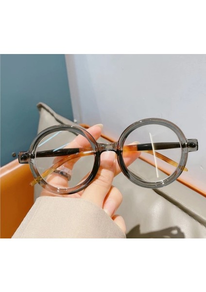 Betül Optik Yuvarlak Kalın Çerçeve Unisex Blueblock Gözlüğü