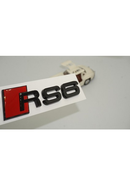 Audi Rs6 Bagaj Krom Abs 3m 3D Yazı Logo Amblem Orjinal Ürün