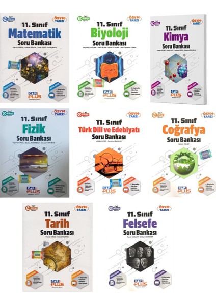 11. Sınıf Tüm Dersler Soru Bankası Seti 8 Kitap