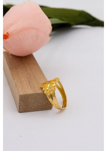 22 Ayar Altın Yüzük Kalemli Işlemeli Kadın Yüzük fırsatları