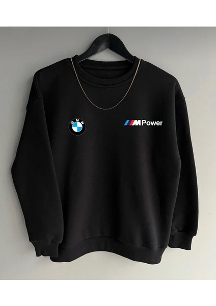 Yeni Sezon 3 İplik Pamuklu Kalın Mpower Baskılı Sweatshirt