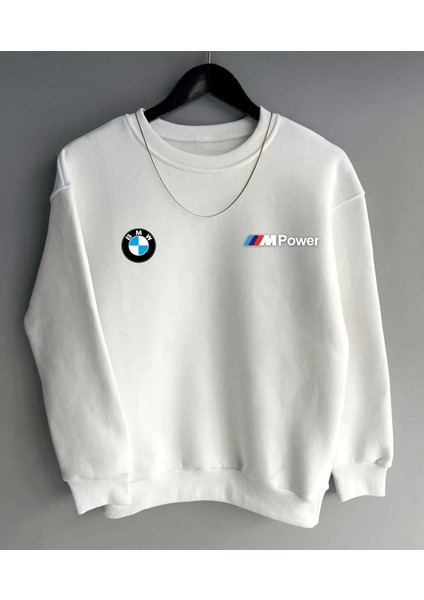 Yeni Sezon 3 İplik Pamuklu Kalın Mpower Baskılı Sweatshirt