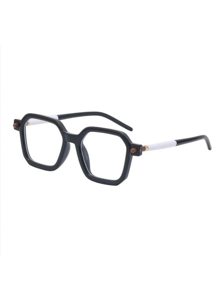 Betül Optik Kare Büyük Unisex Mat Blueblock Gözlük