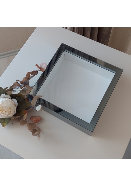 25X25 cm Verda Anı Çerçevesi-6 cm Derinlikli Anı Çerçevesi Gül Kutusu! Füme fiyatları