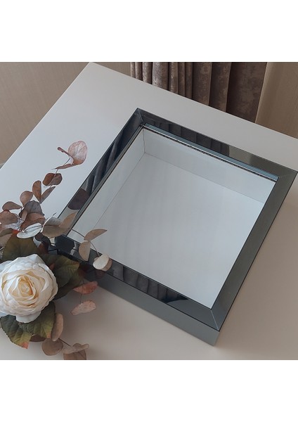 25X25 cm Verda Anı Çerçevesi-6 cm Derinlikli Anı Çerçevesi Gül Kutusu! Füme modelleri