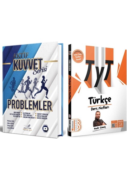 TYT Türkçe Video Ders Notları ve Aktif Ögrenme Problemler 2 Kitap Set