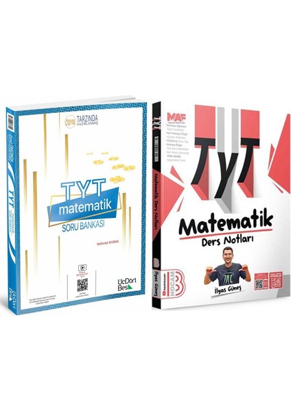 TYT Matematik Soru Bankası ve Benim Hocam TYT Matematik Ders Notları 2 Kitap Set