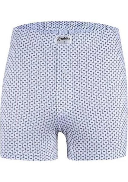 Erkek Penye Emprime Desenli Boxer 35 - 6 Adet